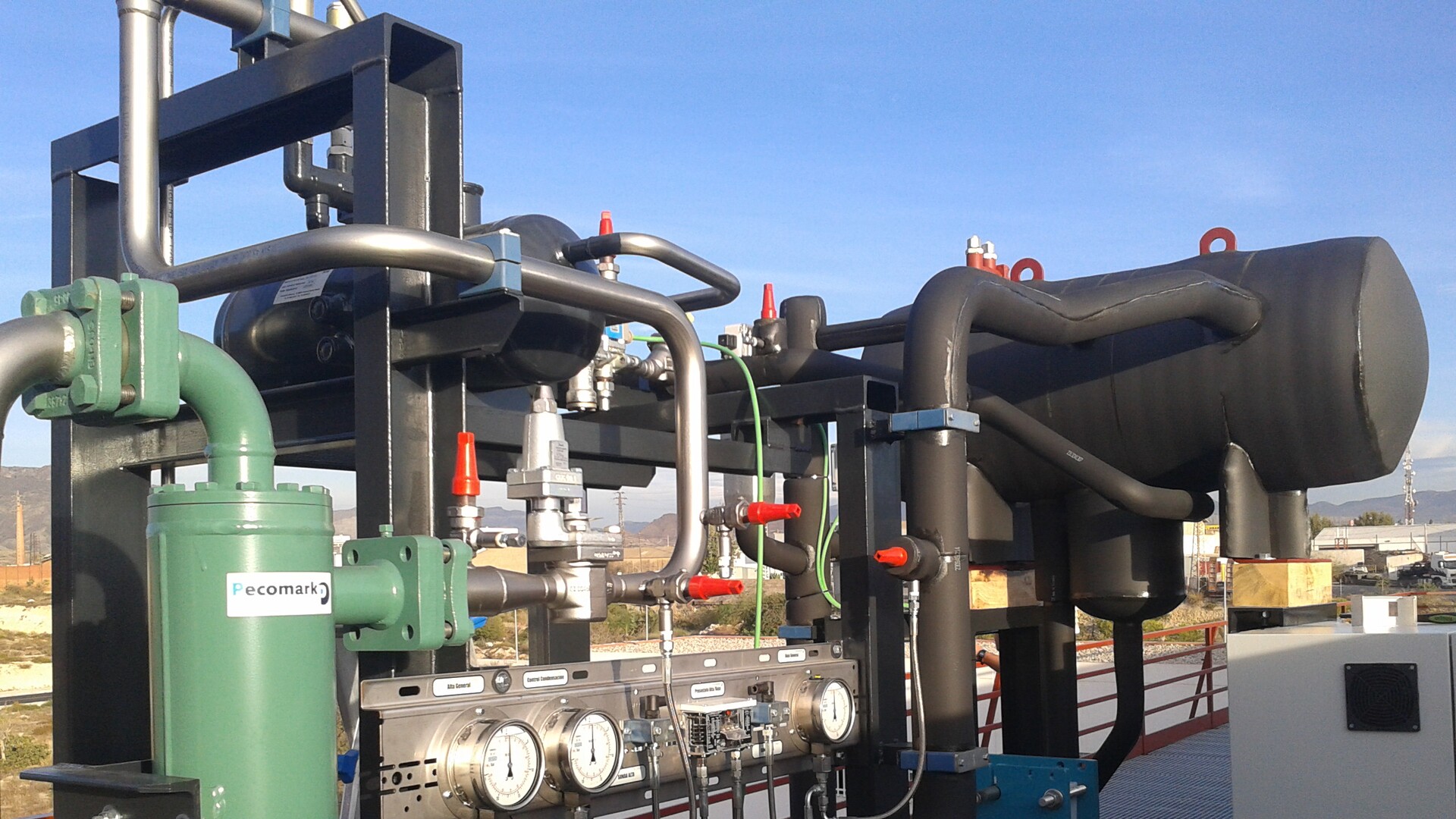 Instalación industrial proyectada por Cuatro Ingenieros